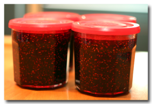 Confiture de framboises