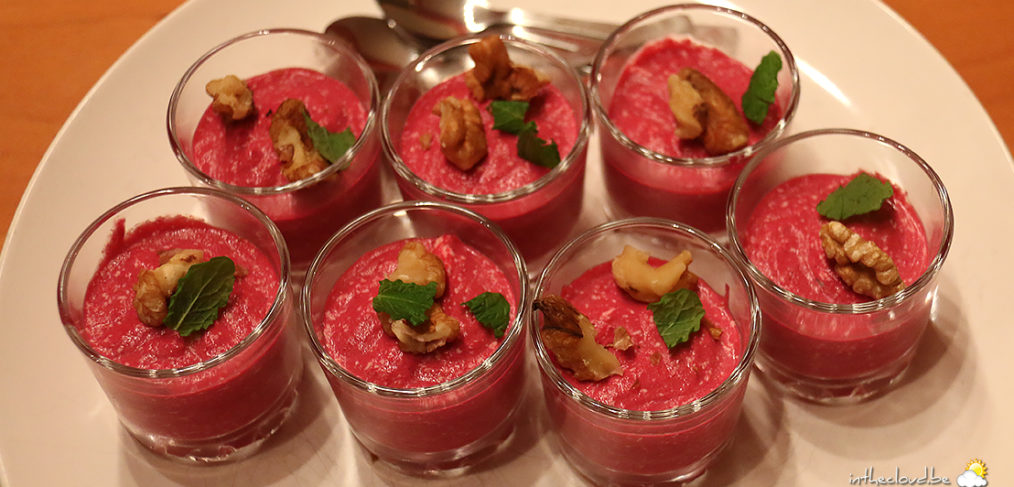 Mousse à la betterave rouge