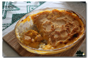 Parmentier de cabillaud à la courge butternut