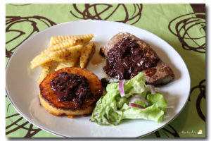 Steak de courge butternut à la bordelaise