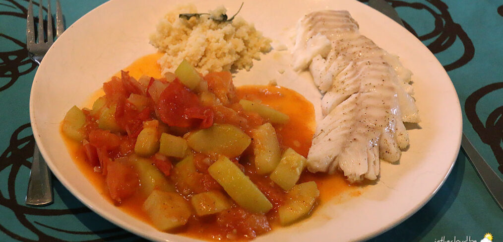 Filets de cabillaud et sauce tomate épicée