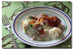 Chou-fleur & brocoli au gratin et à l'estragon