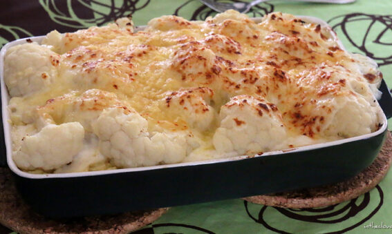 Gratin de choux-fleurs et viande hachée