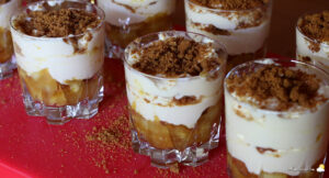 Tiramisu pommes caramélisées et spéculoos