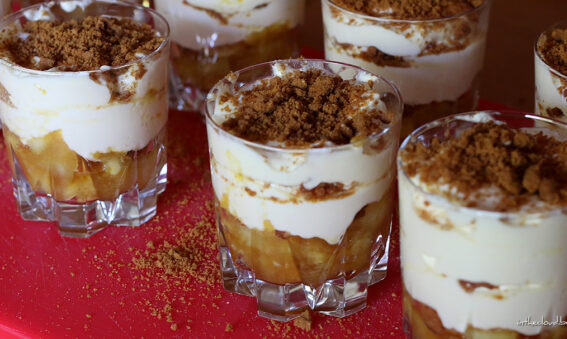 Tiramisu pommes caramélisées et spéculoos