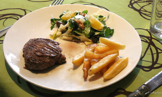 Onglet et salade d’hiver