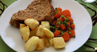 Pain de viande, petits pois carottes & pommes de terre de Mamy Nicole